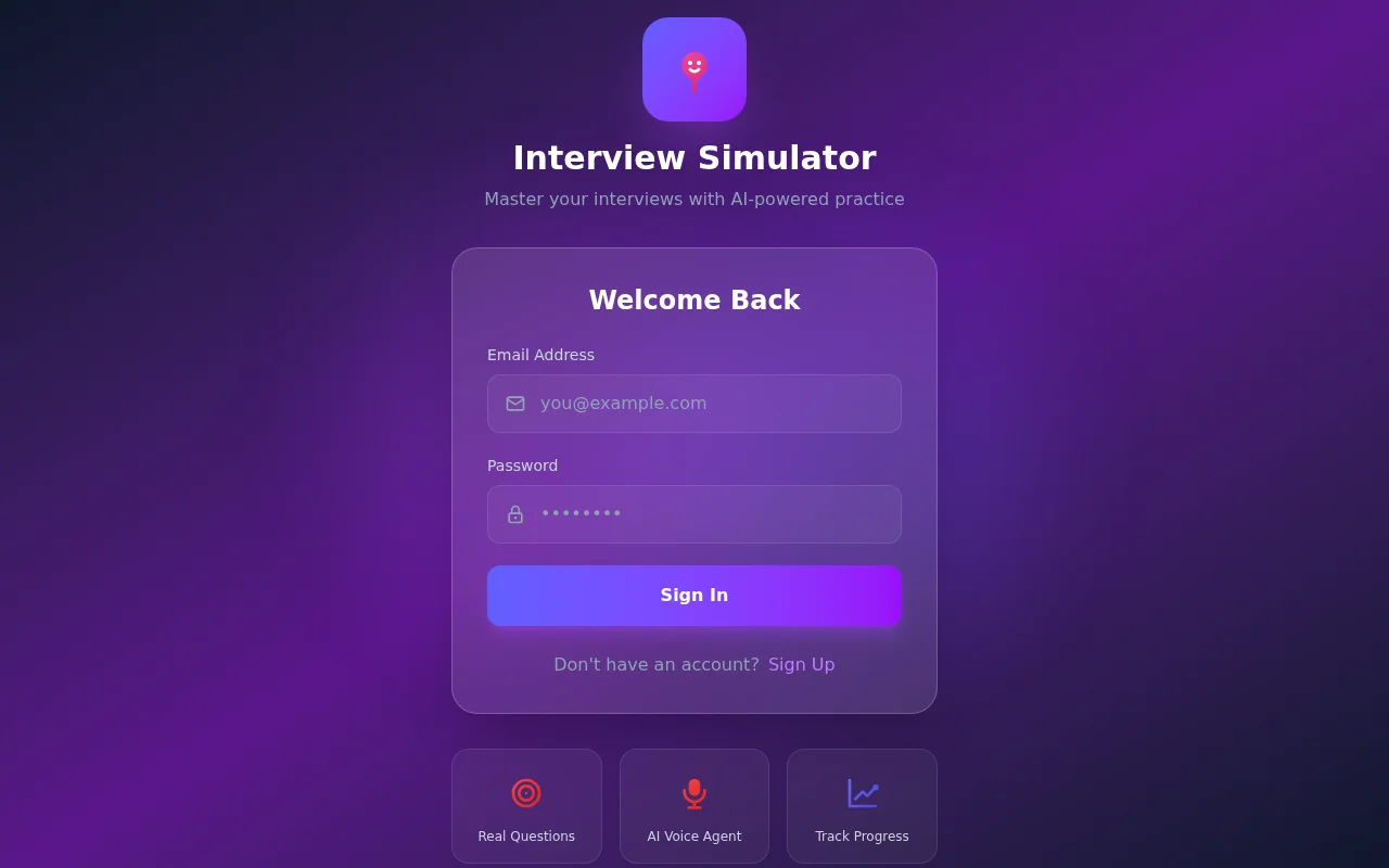 Interview Simulator – AI voice agent for practicing job interviews