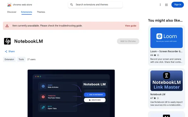 NotebookLM lets you import multiple tabs and YouTube videos at once