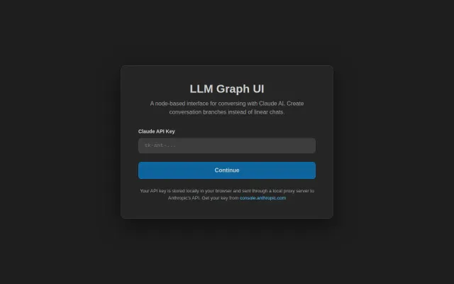 LLM-DAG-UI – A branching conversation interface for Claude