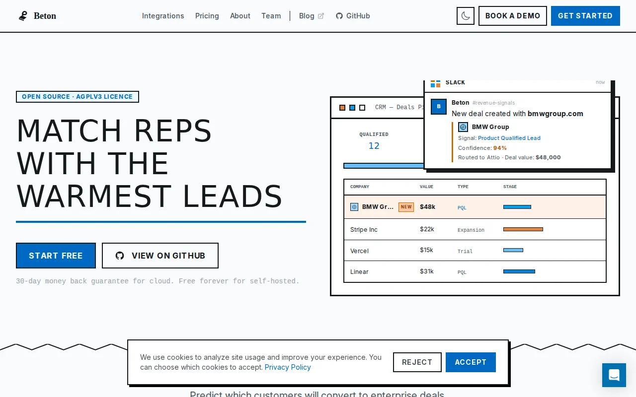 Open-Source Revenue Intelligence
