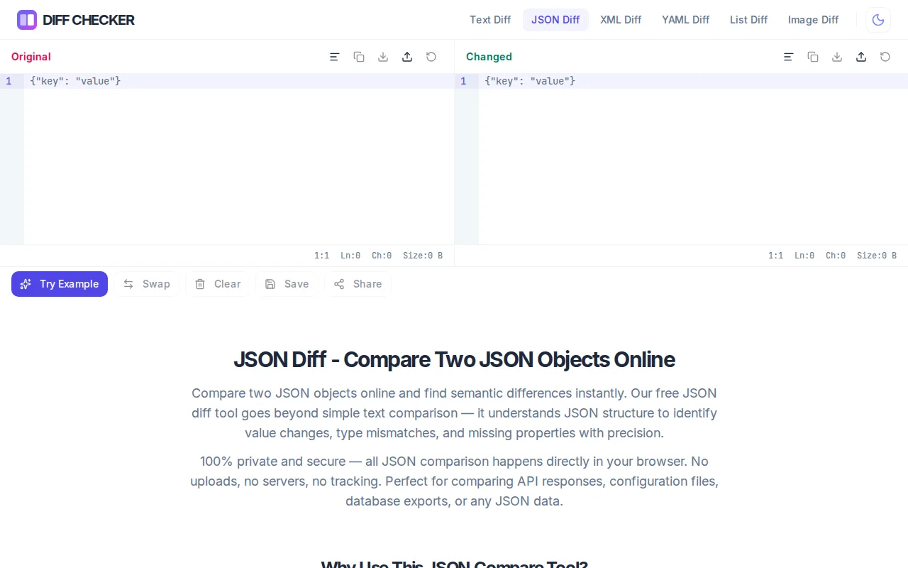 A diff tool that understands JSON