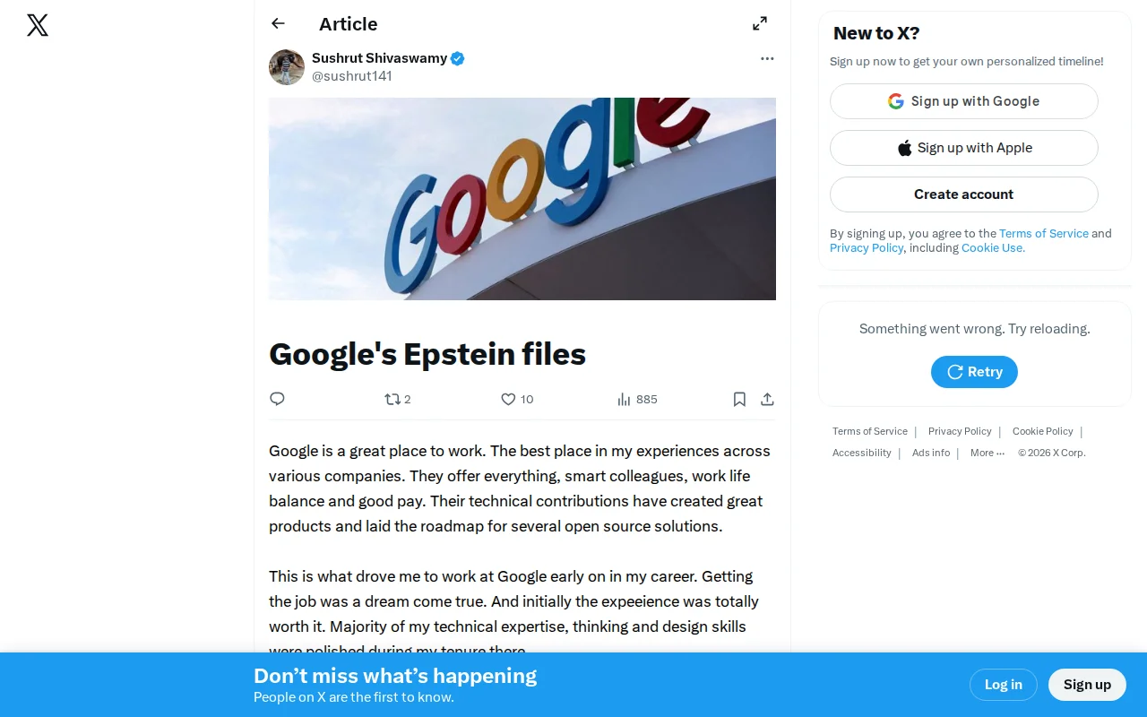 Google's Epstein Files