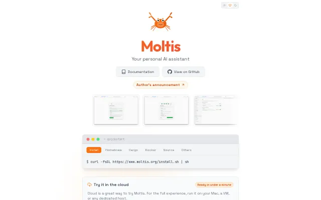 Moltis – AI assistant with memory, tools, and self-extending skills