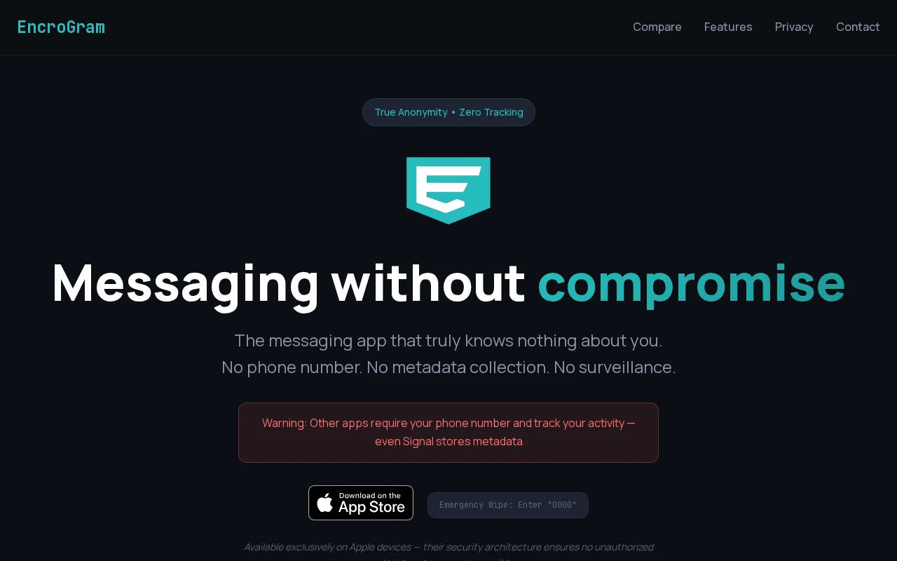 EncroGram – Messaging When You Assume Everything Will Be Looked At