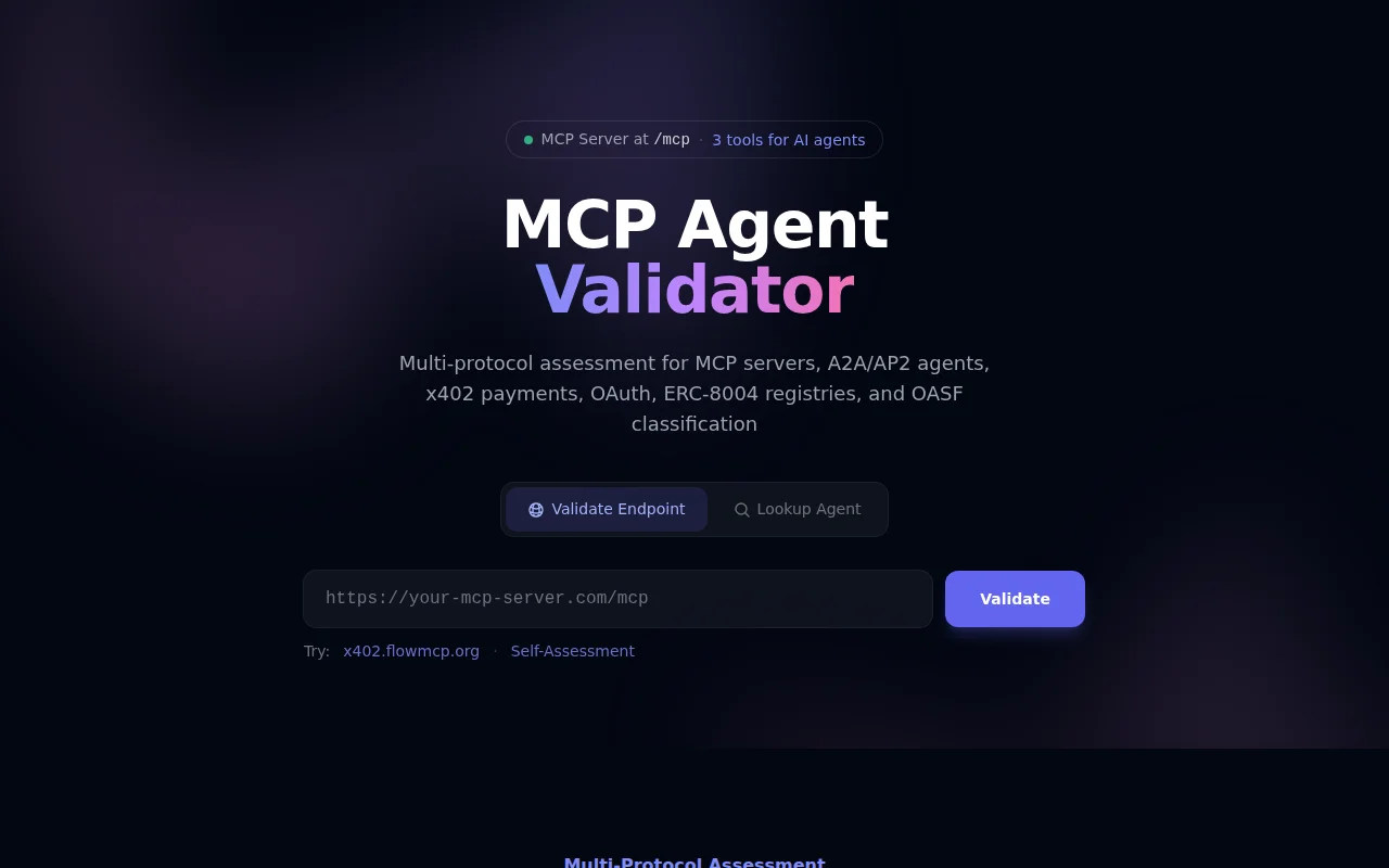 AgentProbe – Validate AI agent endpoints across 8 protocols in one URL