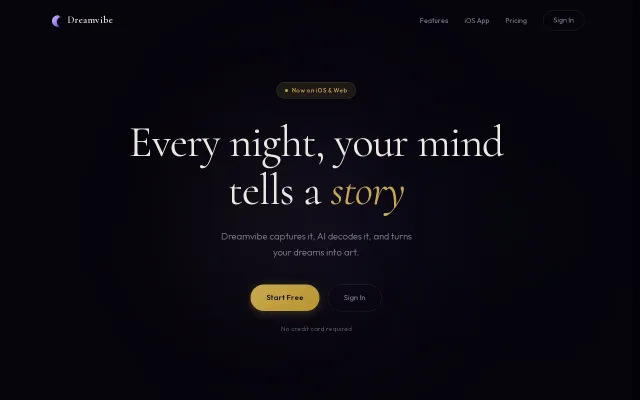 Dreamvibe – AI dream journal that maps dreams to 17 brain regions
