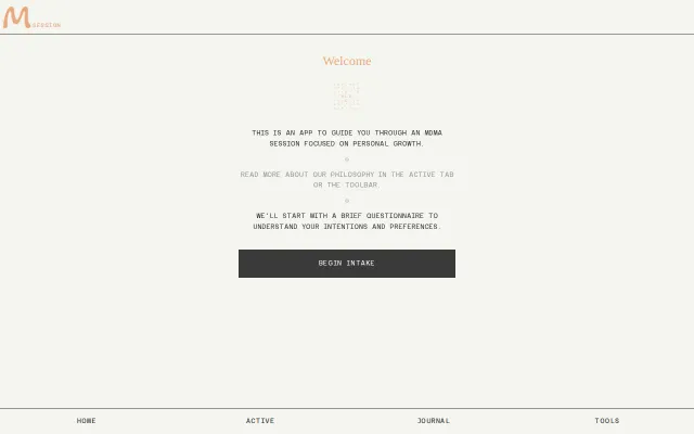 M-session – Open-source app for guided MDMA sessions
