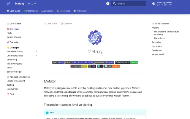 Metaxy – versioning for multimodal data pipelines