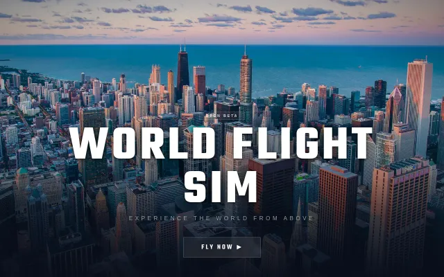 Photorealistic flight simulator in 1 HTML file