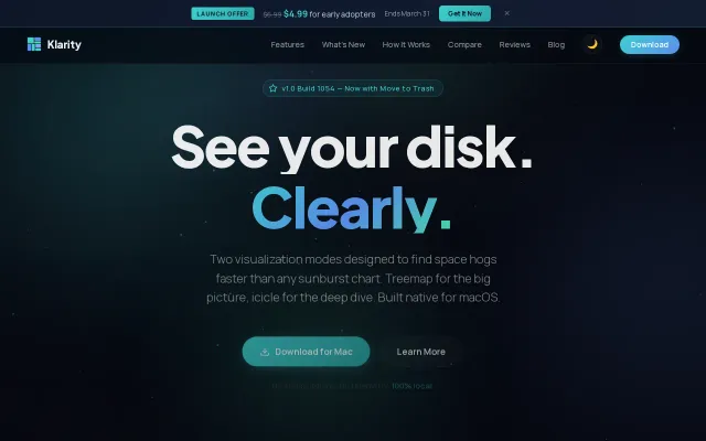 Klarity Disk – A $6.99 DaisyDisk Alternative for Mac