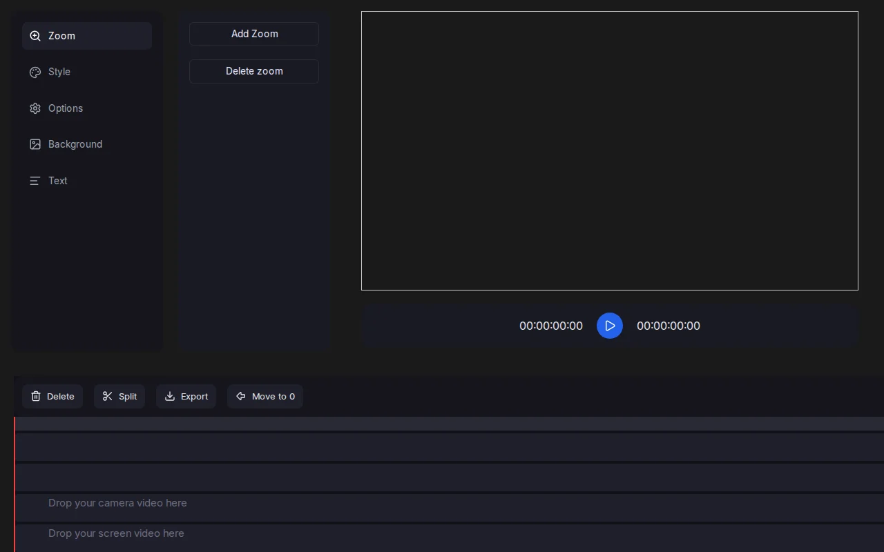 A Browser-Based Video Editor with Smooth Zoom Effects