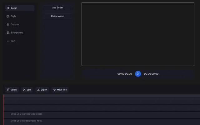 A Browser-Based Video Editor with Smooth Zoom Effects