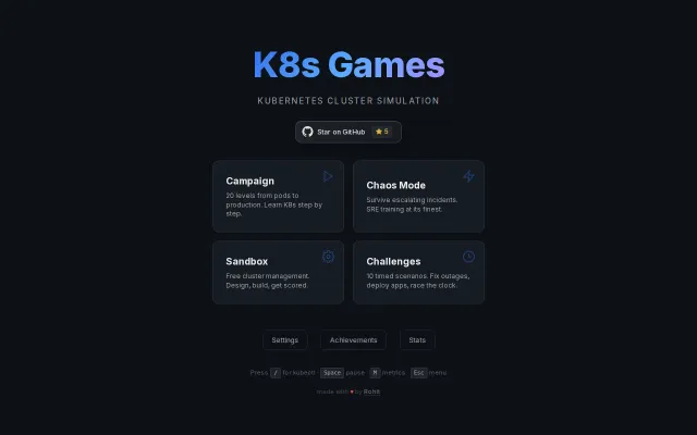 I built a 3D game to learn Kubernetes runs in the browser, no install