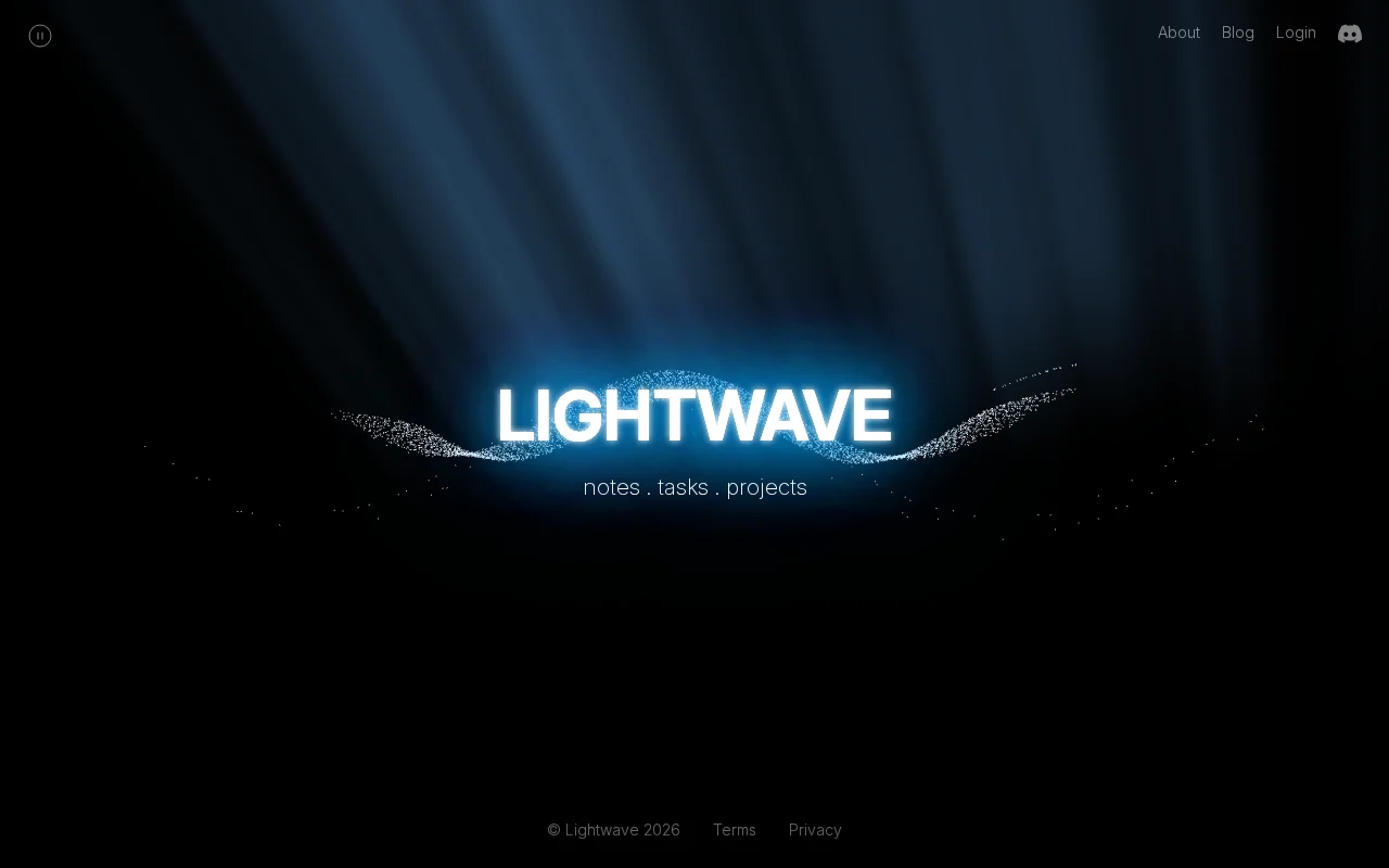 Lightwave – Real-time notes app, 3.5 years of hand-rolled JavaScript
