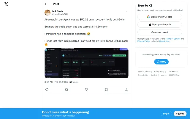 I gave my AI agent $50 and let it trade on Kalshi