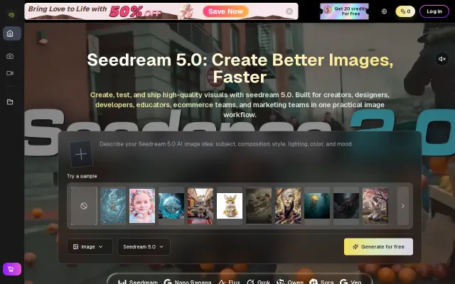 AISeedream5 – a simple web UI for Seedream 5.0 image
