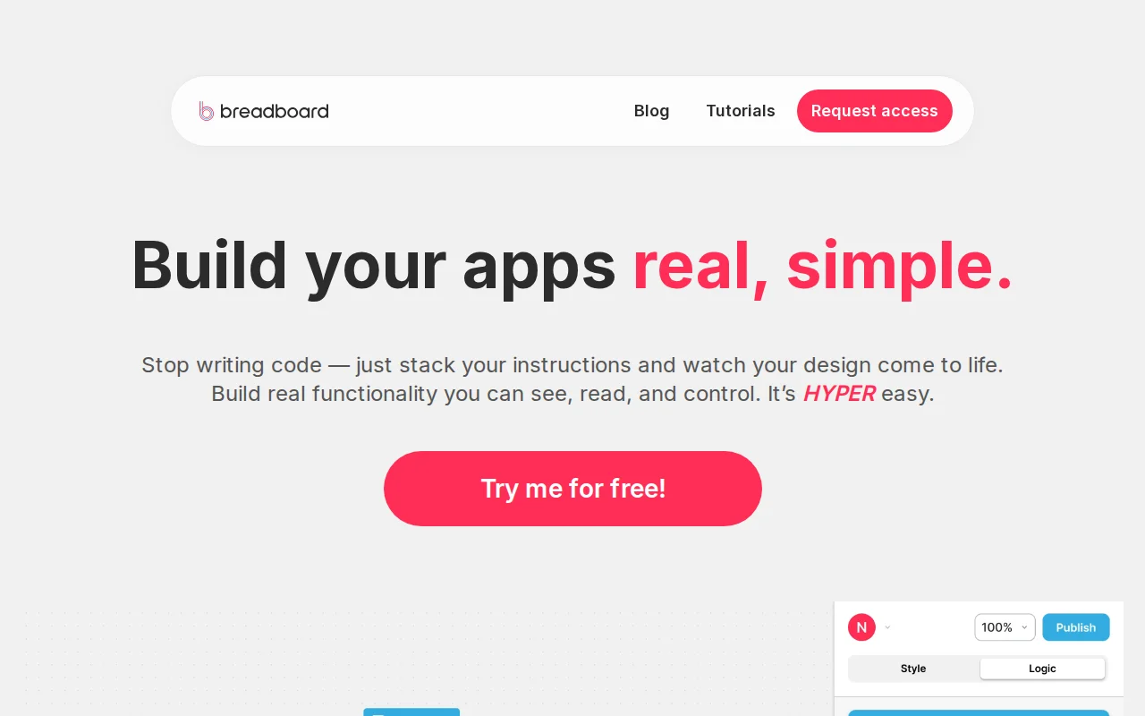 Breadboard – a modern HyperCard for building web apps on the canvas