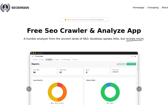 Free SEO Crawler and Analyze App