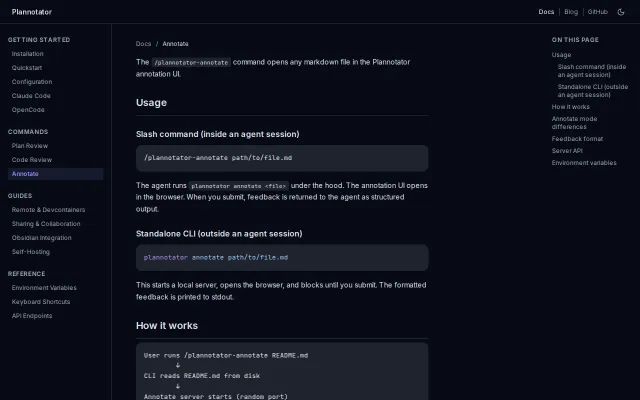 Skill to annotate any Markdown file for AI feedback