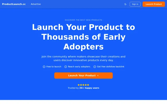 Built a Product Hunt alternative with user–product matching