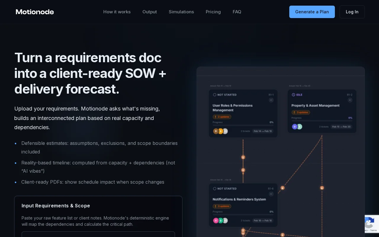 Motionode – Cursor for Technical Planning