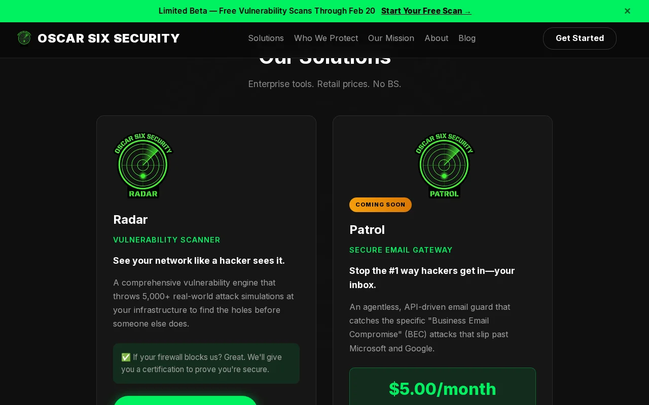 Radar – Automated vulnerability scanning for SMBs (free in beta)