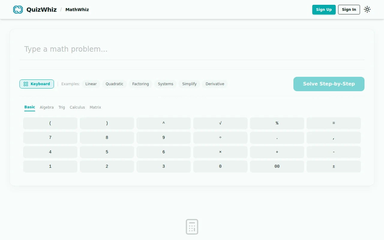 Free AI math solver with step-by-step explanations (no paywall)