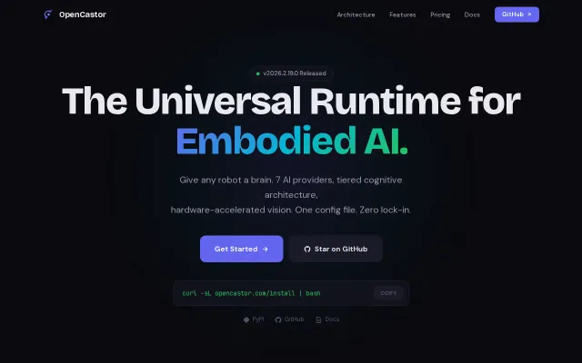 OpenCastor – A universal runtime connecting AI models to robot hardware