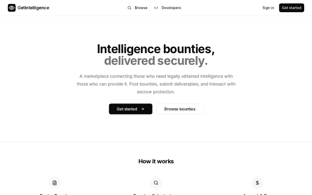 Marketplace for Requesting Intelligence via Bounties