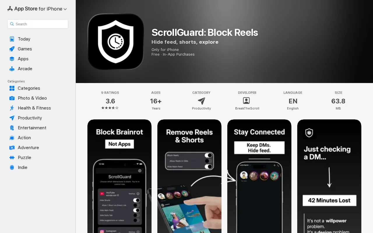 I created an app to remove Reels, now on iOS too