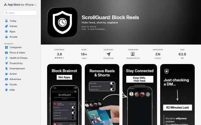 I created an app to remove Reels, now on iOS too