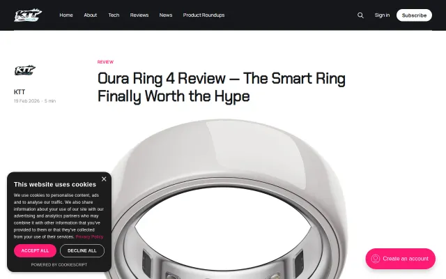 Oura Ring 4, Thoughts?