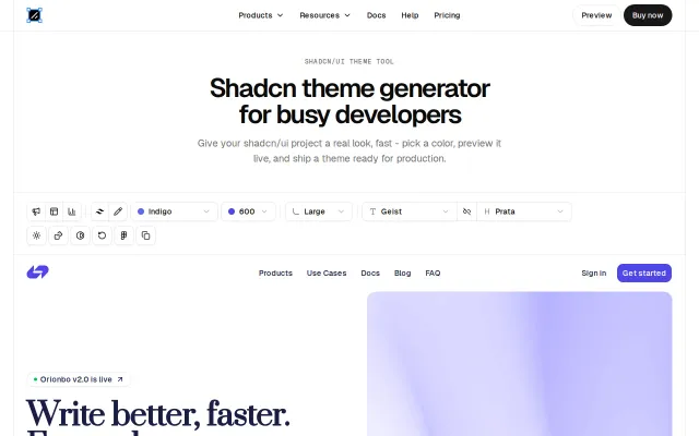 Shadcn theme generator for lazy devs