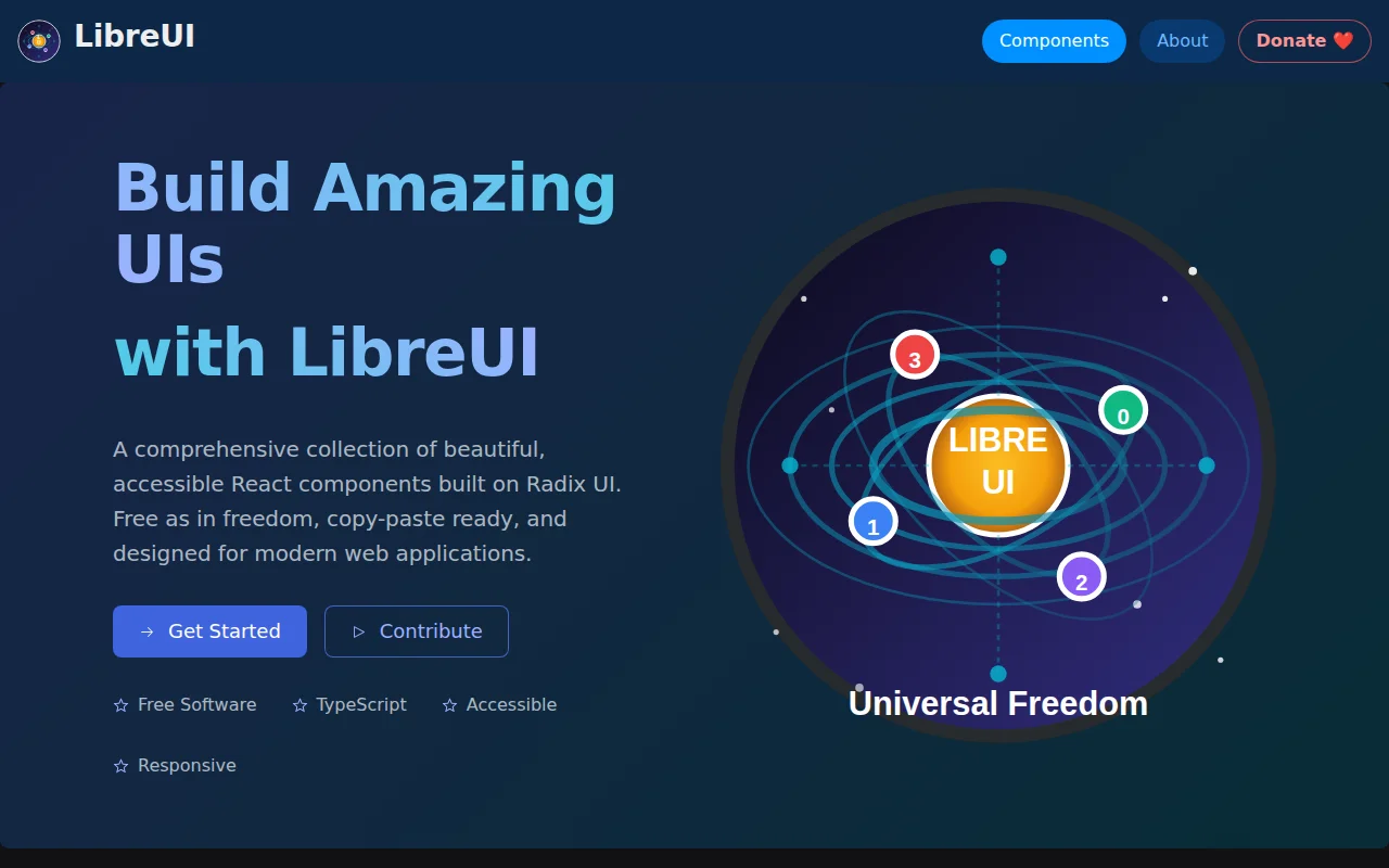 LibreUI -- A simple, responsive UI library for React