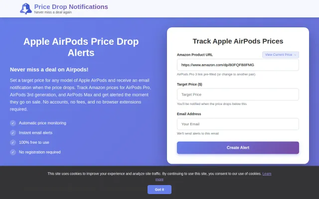 Apple AirPods Price Drop Alerts