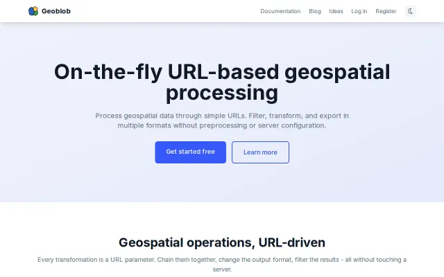URL-Based Geospatial Processing