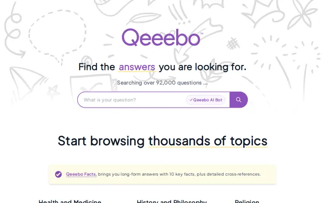 150M AI-Generated Q&A Pages Static