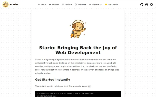Realtime Python Apps Without WebSockets and React Bloat (Stario)