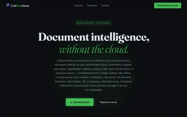 Local AI document intelligence – no cloud, runs on your machine