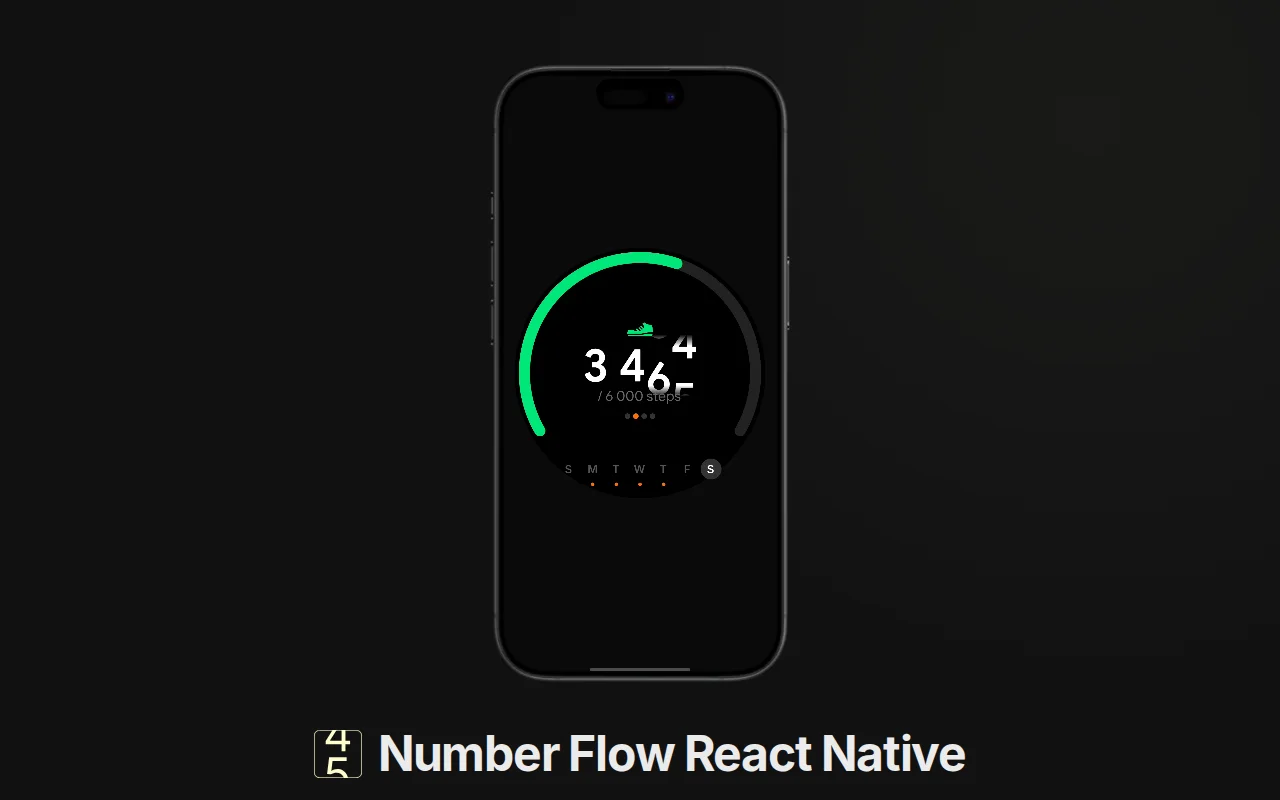 I created a beautiful number animation library for React Native
