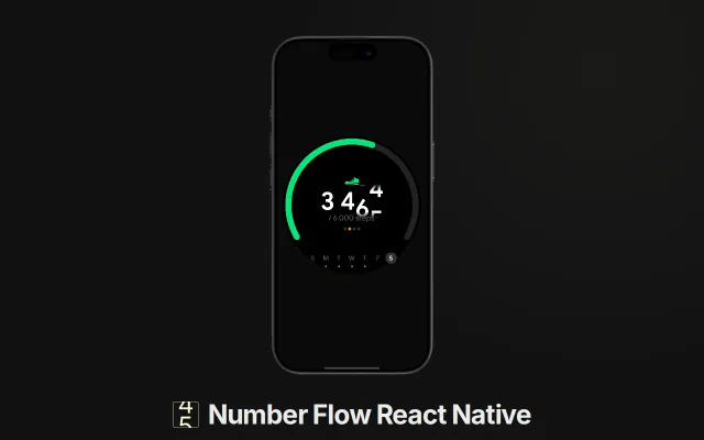 I created a beautiful number animation library for React Native