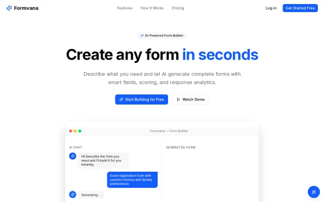 Formvana – I built a "Cursor for forms" in a week