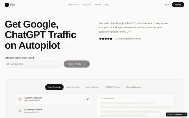 AI Agent for SEO