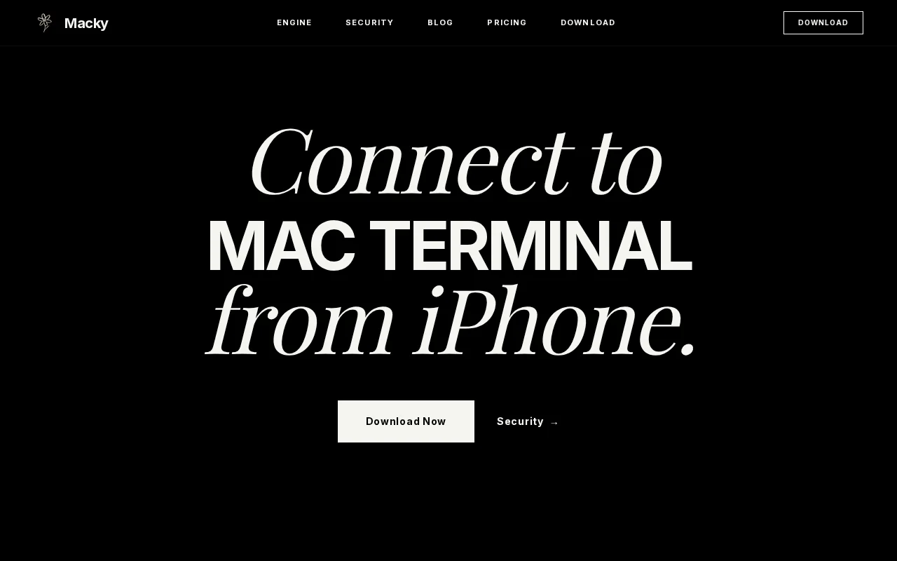 I built an iOS app to WebRTC into my Mac terminal from the toilet