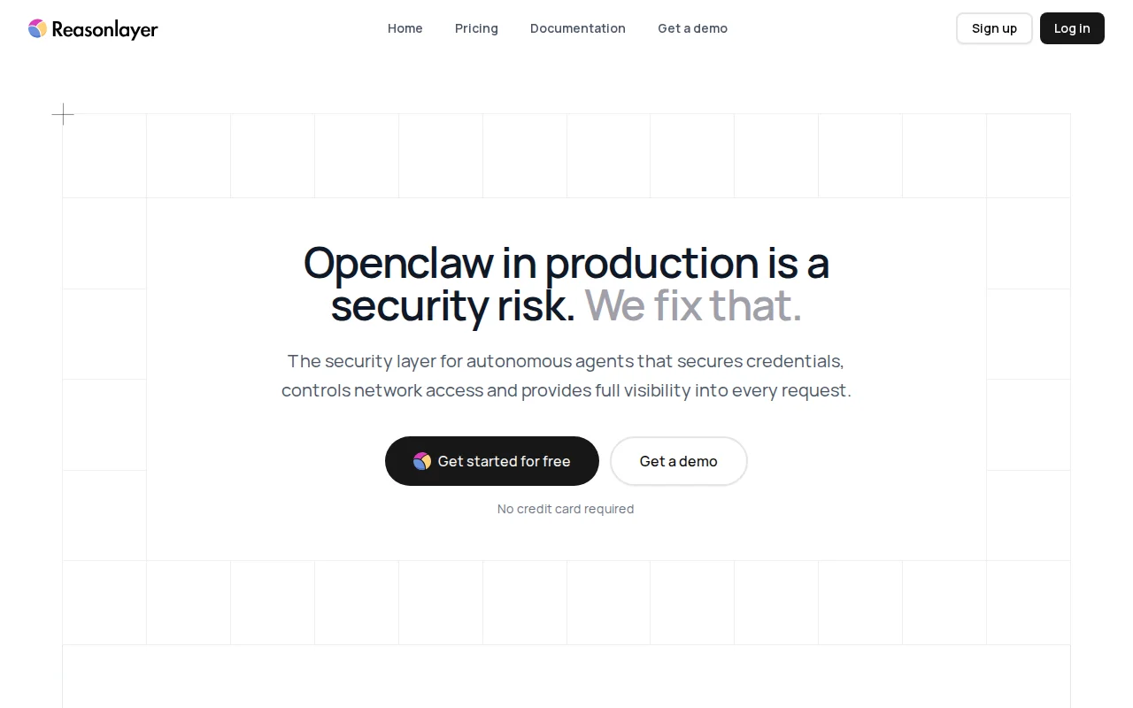 Reasonlayer – Stop OpenClaw from leaking keys or making unsafe requests