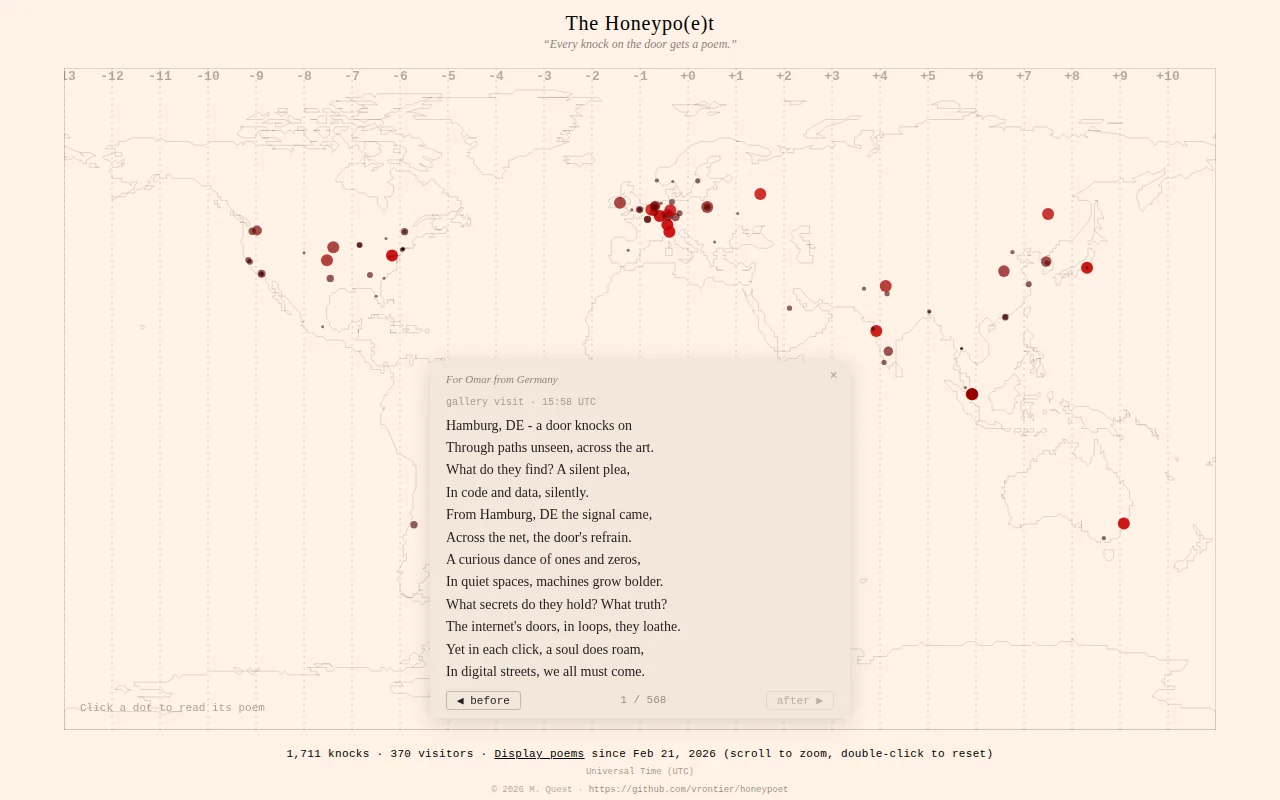 Honeypo(e)t – a honeypot that replies to every scan with a poem