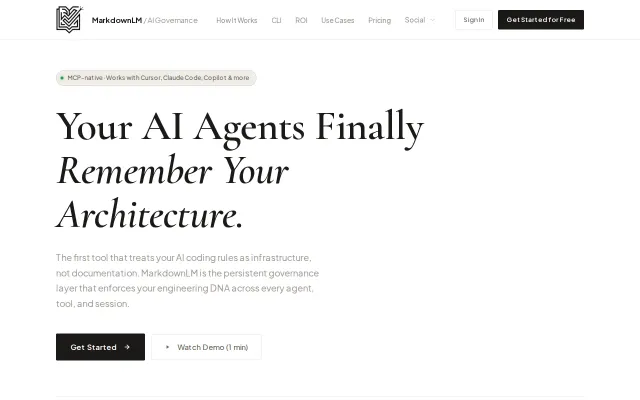 MarkdownLM – Stop being the human middleware for your AI agent
