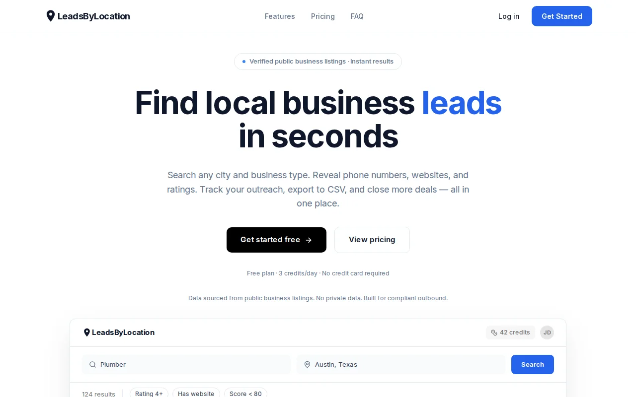 Find Local Business Leads