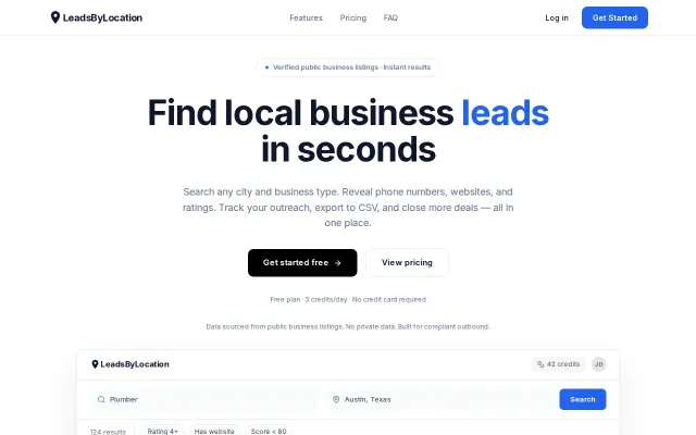 Find Local Business Leads