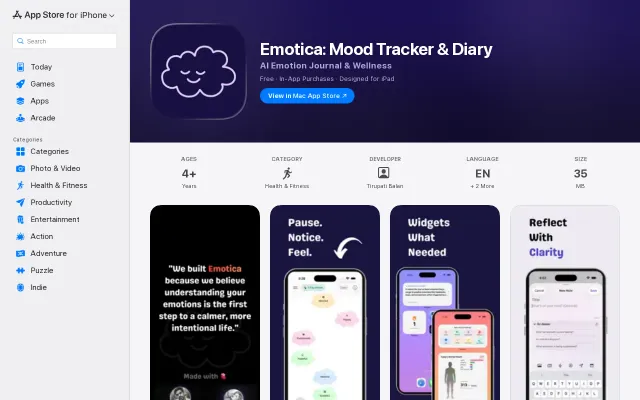 Emotica – AI that analyzes your emotions instead of just tracking them